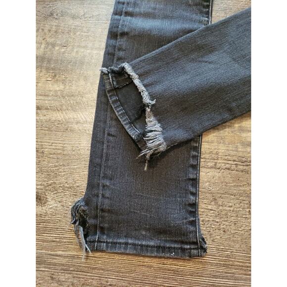 R13 Alison Crop Jeans Stratford Sz 25 R13W0005-211 Back Cut-out Hem (e - Picture 2 of 9